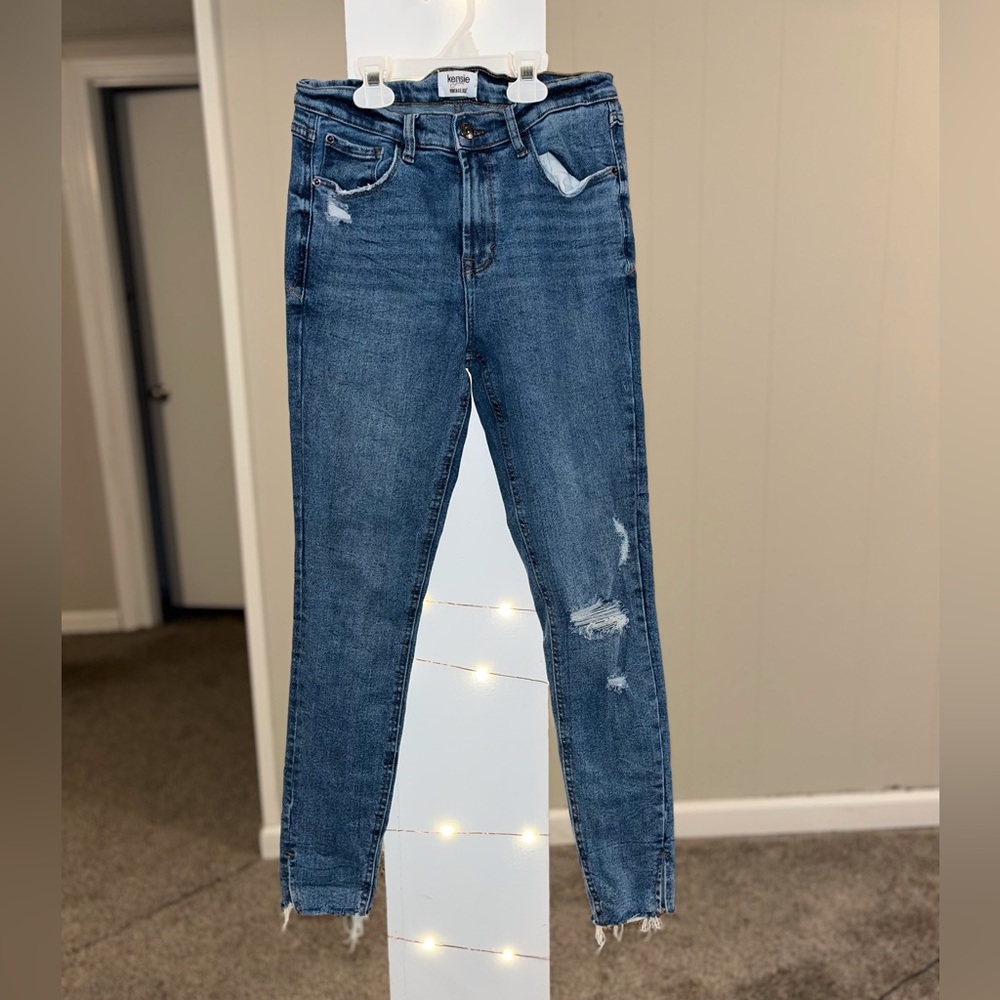 Kensie Vintage Luxe High Rise Skinny Jeans
